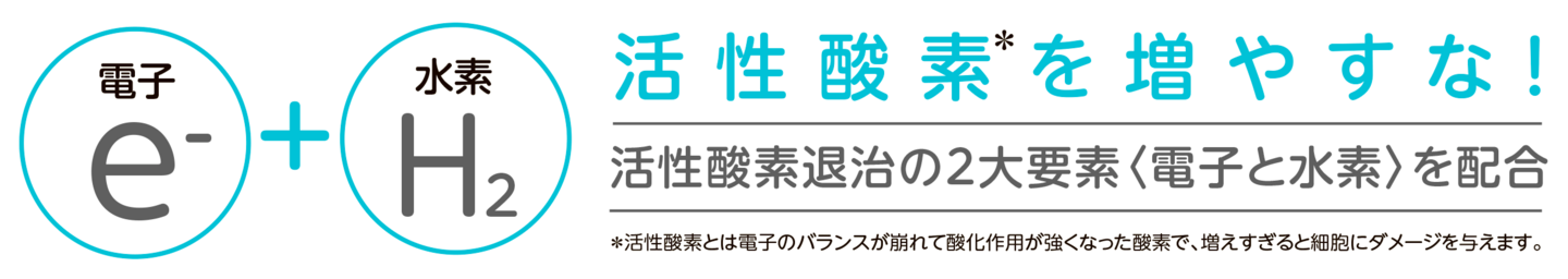 活性酸素を増やすな！